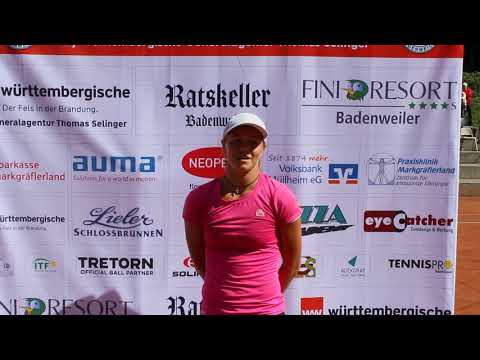 Badenweiler Open 2017 Winner: Katharina Gerlach