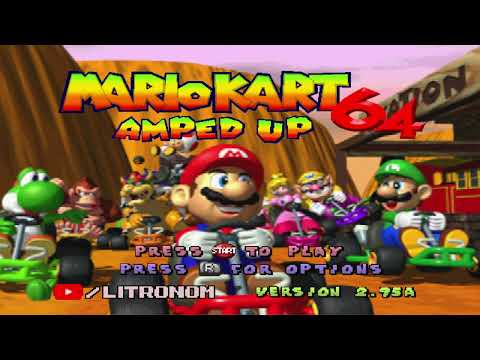 Mario Kart 64: Amped Up V2.95A - 150cc (Original & Mirror) | Full Playthrough/No Commentary [LIVE]