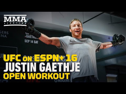 UFC Vancouver: Justin Gaethje Open Workout Highlights - MMA Fighting