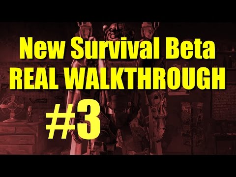 Fallout 4 Survival Beta Walkthrough Part 3 - The Most Important Thing You Should Do in Vault 111