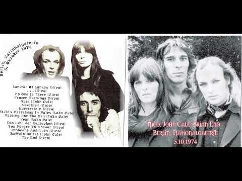 NICO, JOHN CALE, ENO   Berlin 1974 10 05