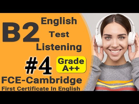 Listening B2 | FCE Practice Test with Answers - English Listening B2 Cambridge FULL Ingles B2 exam º