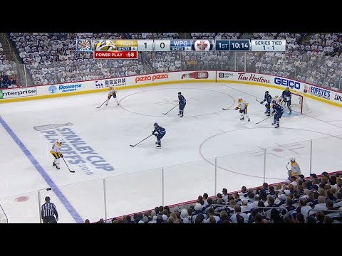 2018 Stanley Cup. R2, G3. Predators vs Jets. May 1, 2018