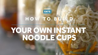 How to Make DIY Instant Noodle Cups