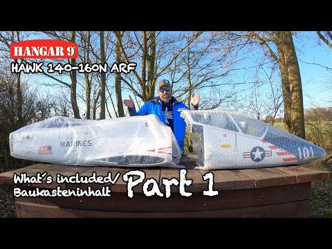 Hangar 9 Hawk ARF PART 1 - kit overview / unboxing | DEUTSCH | HAN13750 | Horizon Hobby Turbine Jet