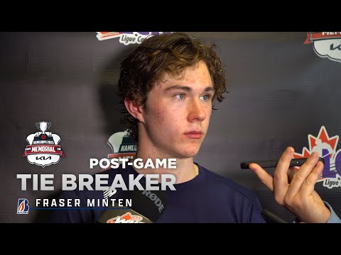 Blazers Post-Game Media - Fraser Minten