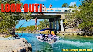 We Went Bridge Jumping! Truck Camper Living | RV Vlogs | DestinatioNow S.6 Ep.139