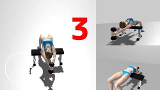 Dumbbell pull over, App for Muscle Training