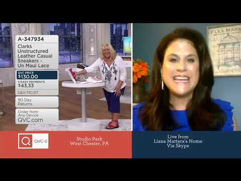 Clarks Unstructured Leather Casual Sneakers - Un Maui Lace on QVC