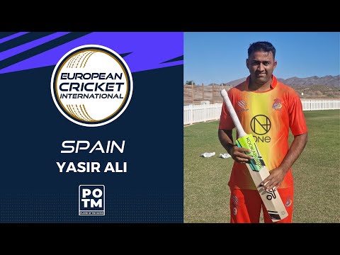 POTM: Y.Ali - SPA vs ITA | Highlights | Grizzly Bear ECI Spanish T20I Tri-Series, Nov 2022 ECI22.034
