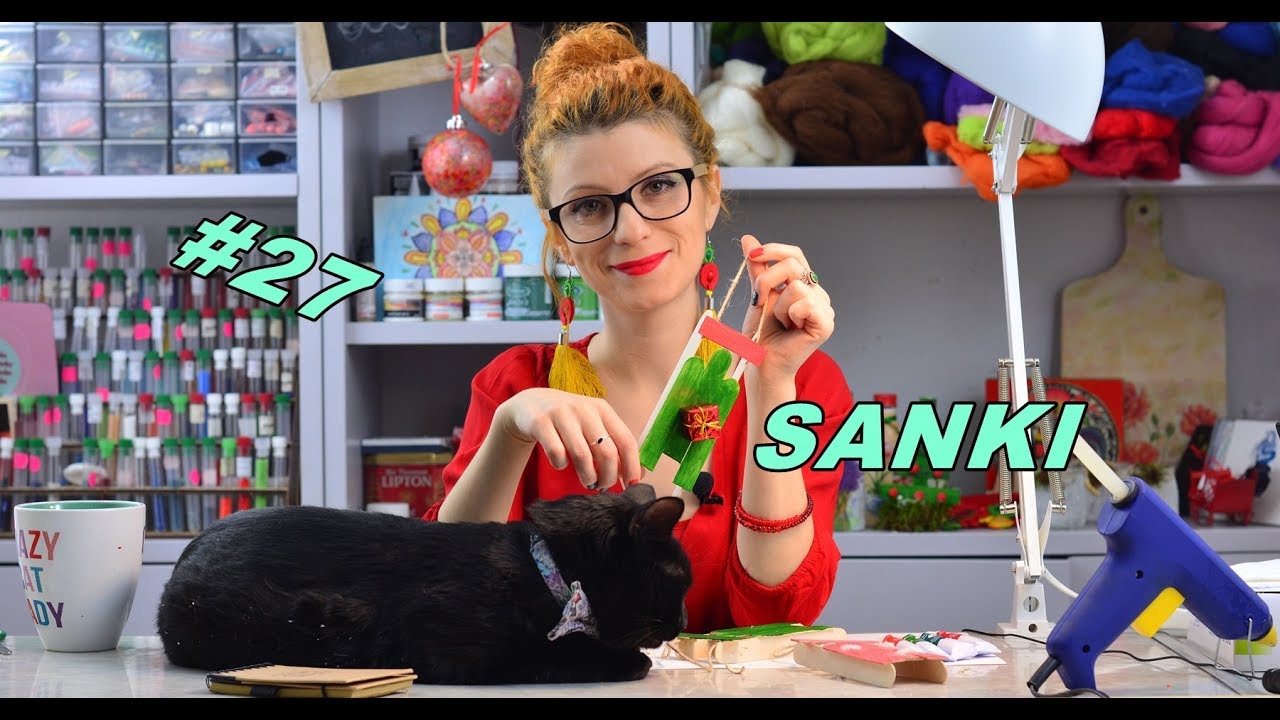 DIY Jak zrobić sanki z patyczków