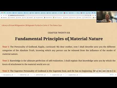 SB 3.26.51 by HG Divyathirtha Prabhu