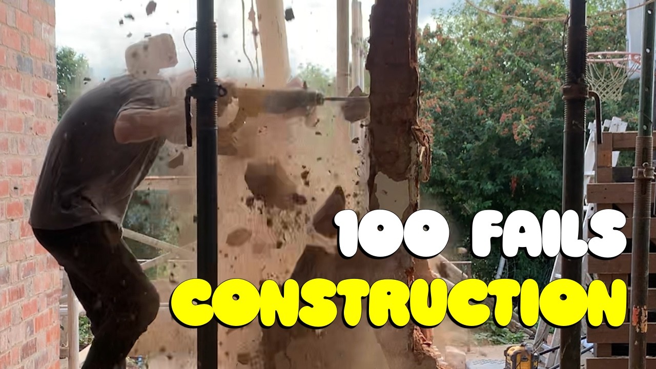Best Construction Fails | 100 Wrecks and Disasters 🚜