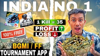 New BGMI and FF Tournament App: Free Entry, Earn Money Playing