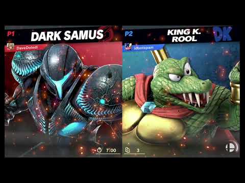 04e - Dark Samus (me) vs  King K Rool