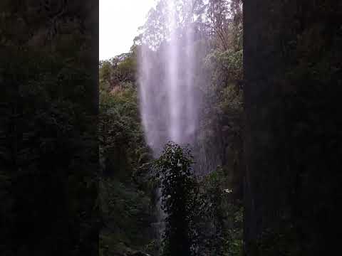 Cascata na Gruta Nossa Senhora de Fátima em Dr. Pedrinho (SC)