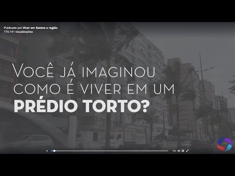 Já imaginou como é viver dentro de um prédio torto?