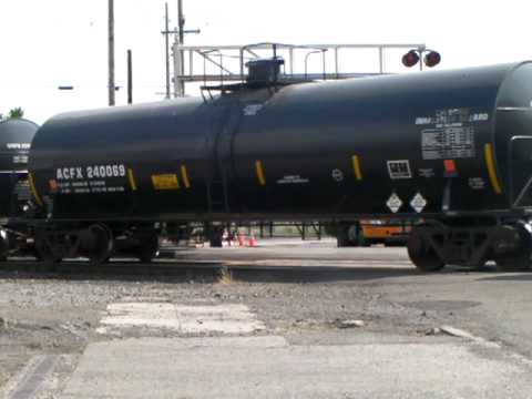 Very long BNSF freight train