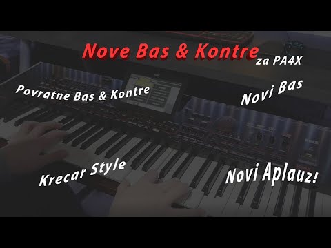 Nove Bas Kontre Korg PA4X - Mladjo Mutlak Bas Kontre SET - *OPIS*