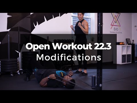 CrossFit Open Workout 22.3 Modifications for injury