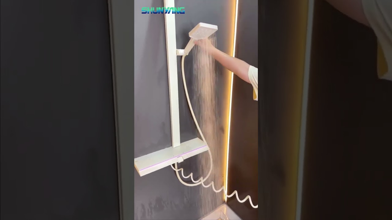 Ultimate Shower Upgrade: JIUCHUANG's LED Light Showerhead with Temperature-Sensitive Colors