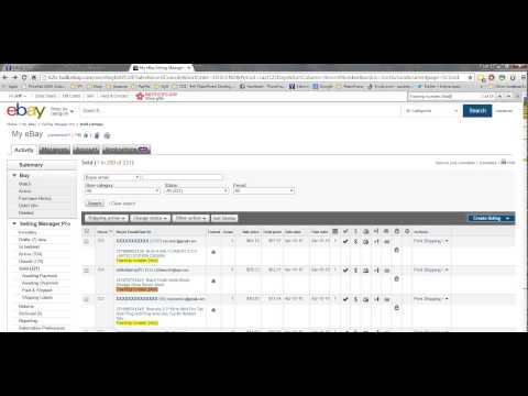 Easy Add Shipping/Tracking Highlight - DropShipQuicker - Ebay