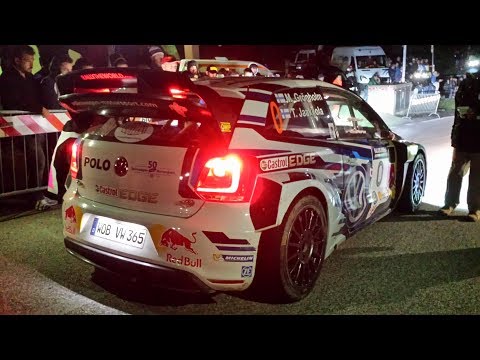 WRC car amazing launch control, PURE SOUND, start procedure