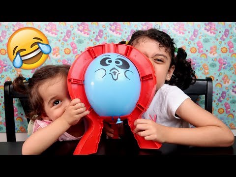 تحدي البالونة المتفجرة مع مايا و لانا! Boom Boom Ballon Video