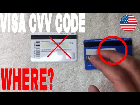 ✅ Dónde encontrar el código CVV de Visa 🔴