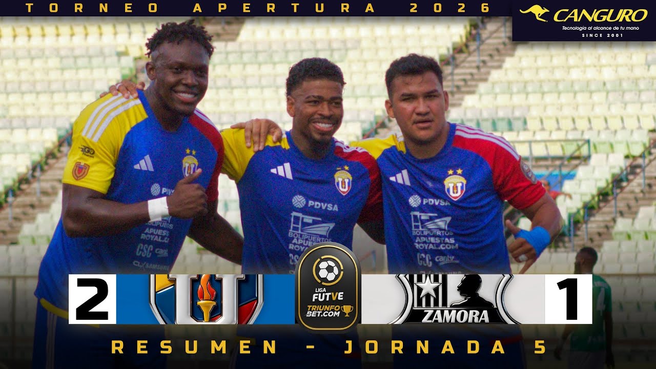 Universidad Central vs Zamora Highlights