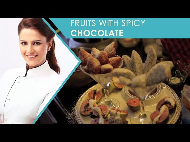 Fruits With Spicy Chocolate