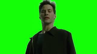 The Matrix Neo "okie dokie" green screen