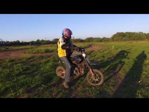Dji Phantom chasing pitbikes