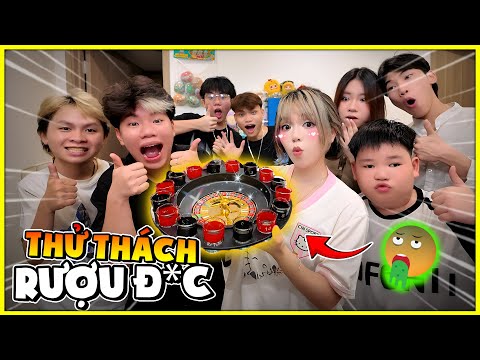 Bé Mon Thử Thách Team " Đừng Uống Rượu Độc " !!