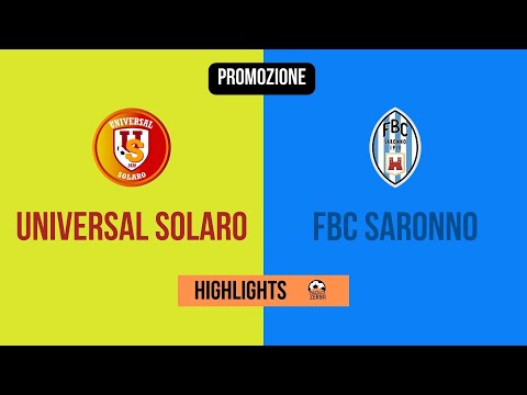 [HIGHLIGHTS] Promozione 9^ Giornata 2022/2023 - Universal Solaro-FBC Saronno