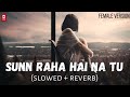 Sunn Raha Hai Na Tu [Slowed + Reverb] - Female Version | Shreya Ghoshal | Lofi Song | V&T MUSIC