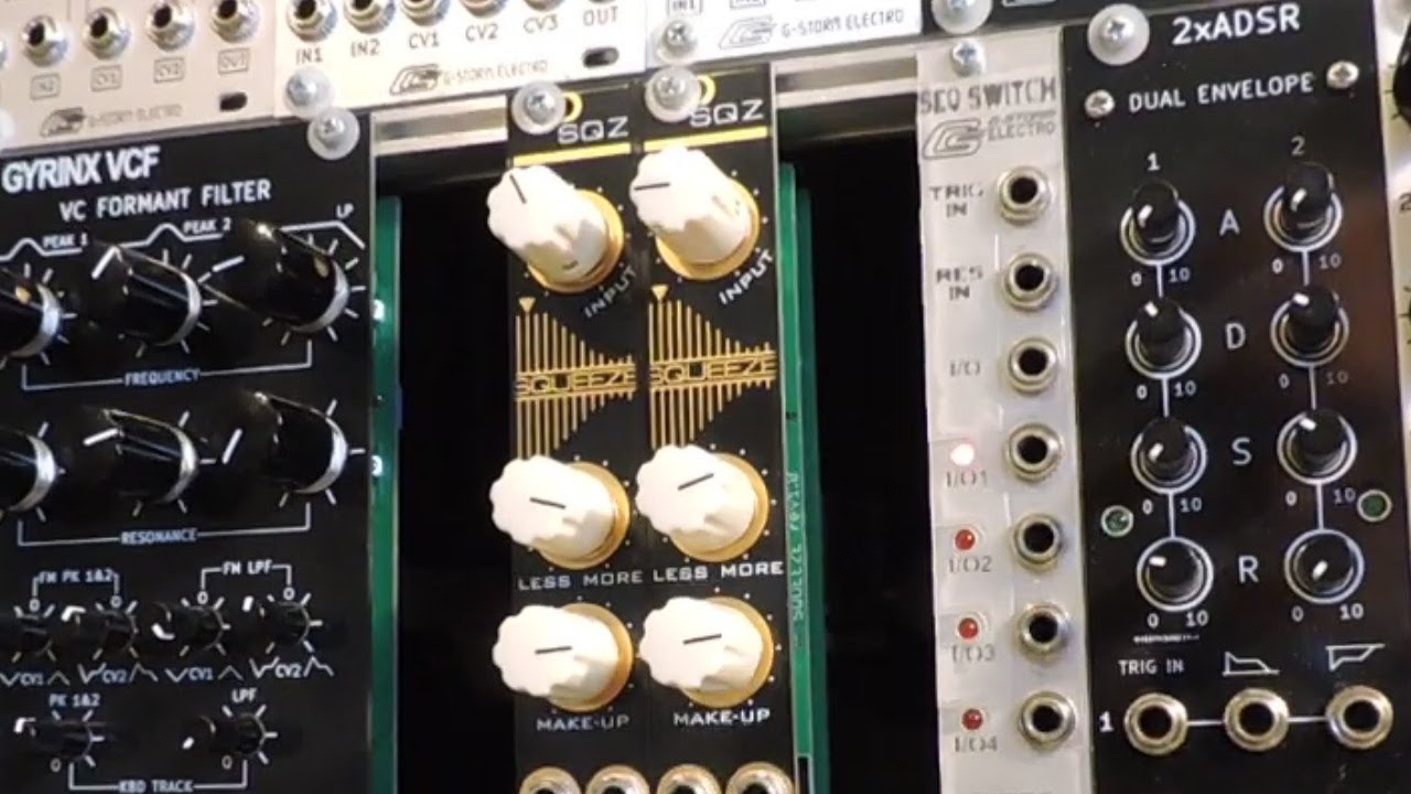 Squeeze Audio Compressor by Feedback [USER REVIEW + Demo] DIY SMD Eurorack