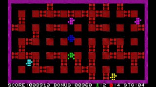 Sharp MZ-700 Game: Bomber Man (1983 Hudson Soft)