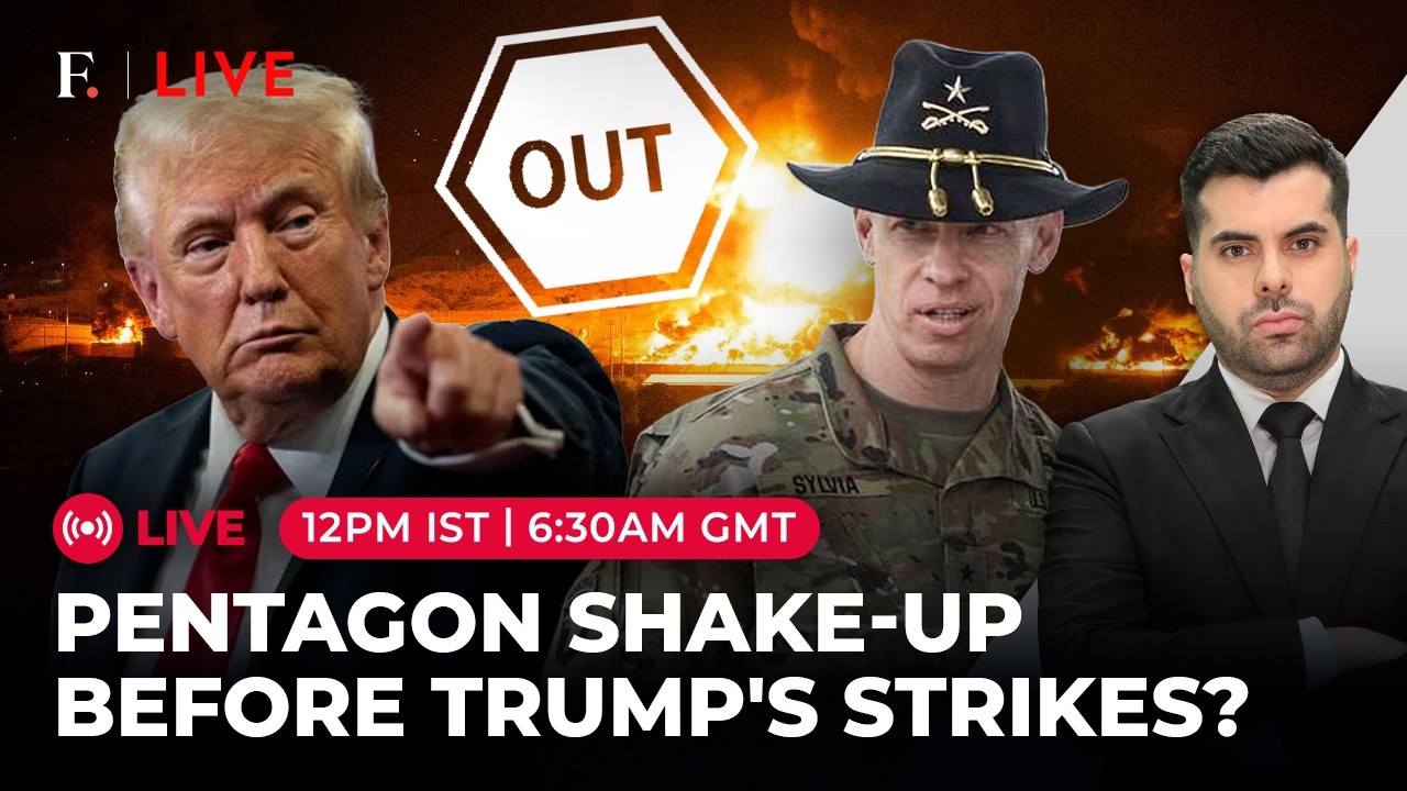 LIVE | Trump Kicks Pentagon Planner Out As Strikes Loom; Vance Seeks Peace Before Midterms?