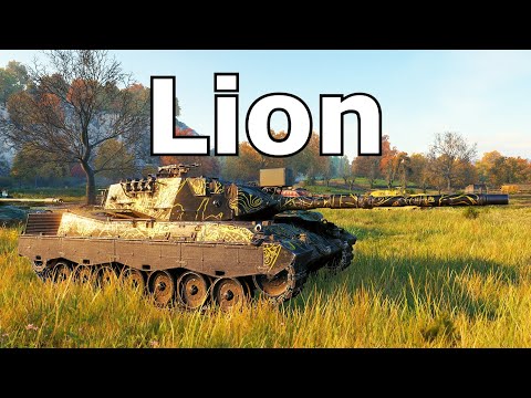 World of Tanks Lion - 5 Kills 8,1K Damage | NEW TANK !