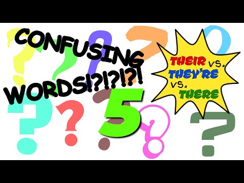 Confusing Words 5:  They're vs Their vs There