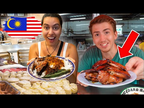24 Hours Eating ONLY WHAT STRANGERS TOLD US in Kuala Lumpur!