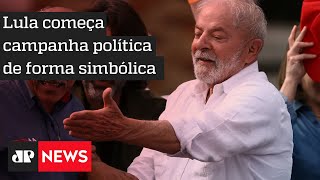 Em discurso, Lula critica governo Bolsonaro e agradece sindicatos