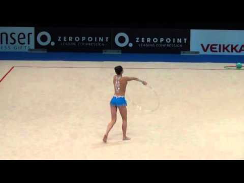 Angela Kosoulieva POL hoop Espoo World Cup 2016