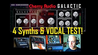 Video thumbnail for Cherry Audio Galactic Reverb 4 Synths Vocal Test VST FX Analog Digital Rik Marston by Rik Marston Official