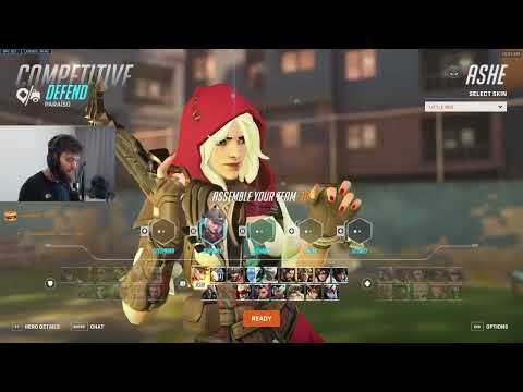 Overwatch 2 Human Aimbot Dafran Showing His Ashe Gameplay Skills -Road To Top 500-