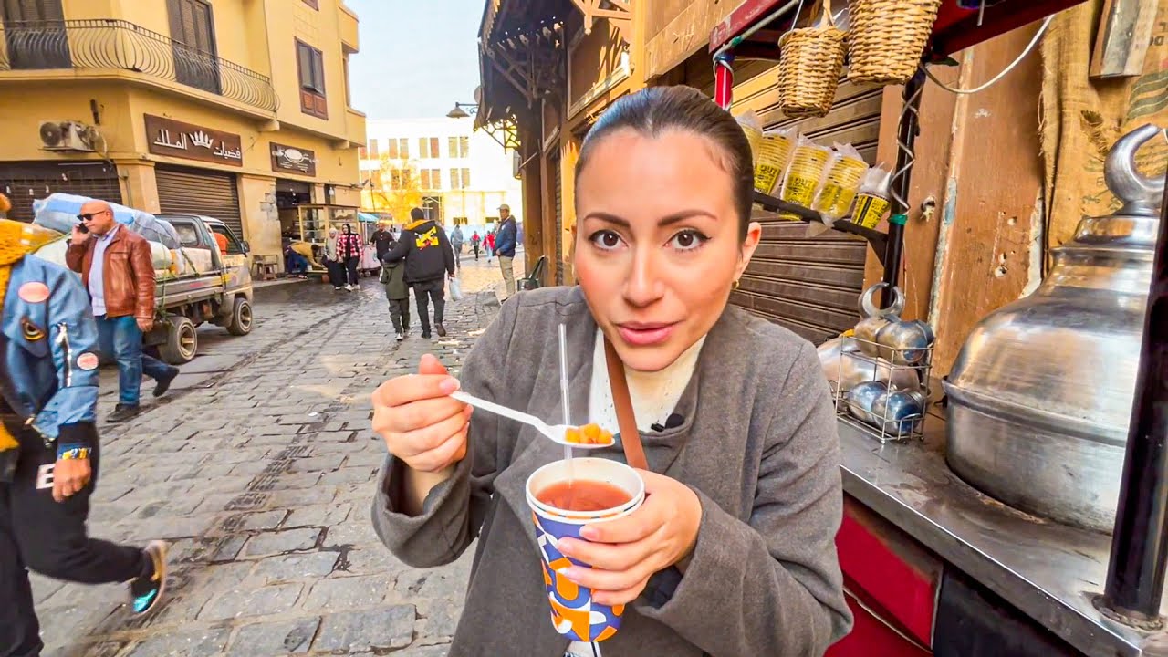 COMIDA DE RUA no EGITO! *Comidas Inéditas* | Brasileira no Egito