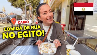 COMIDA DE RUA no EGITO! *Comidas Inéditas* | Brasileira no Egito