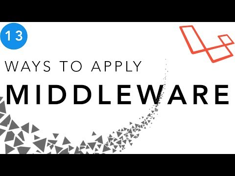 Laravel Beginner tutorial | Ways to apply middleware