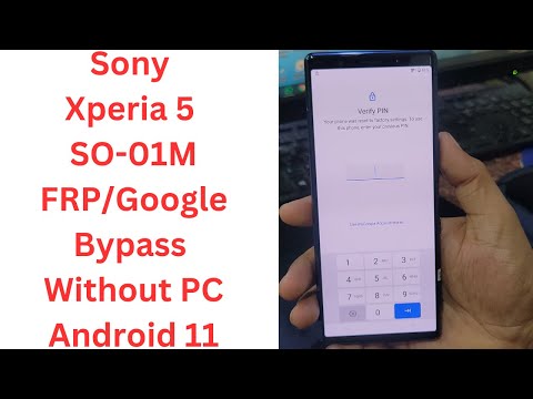 Sony Xperia 5 SO-01M FRP/Google Bypass Without PC Android 11 ! sony so-01m frp bypass android 11